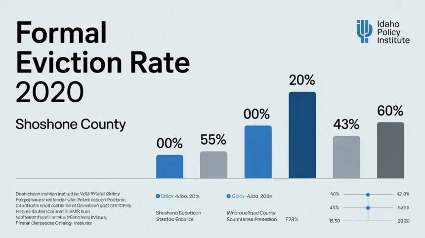 Idaho policy institute formal eviction rate 2020 shoshone county 2020​