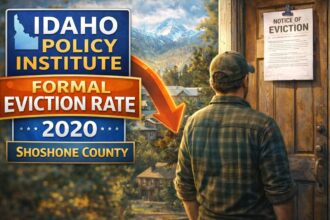 idaho policy institute formal eviction rate 2020 shoshone county 2020​