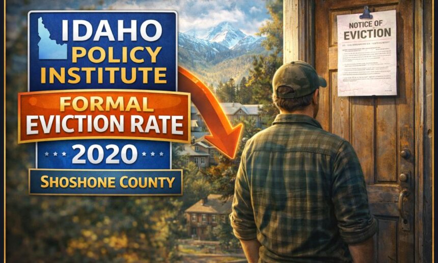 idaho policy institute formal eviction rate 2020 shoshone county 2020​