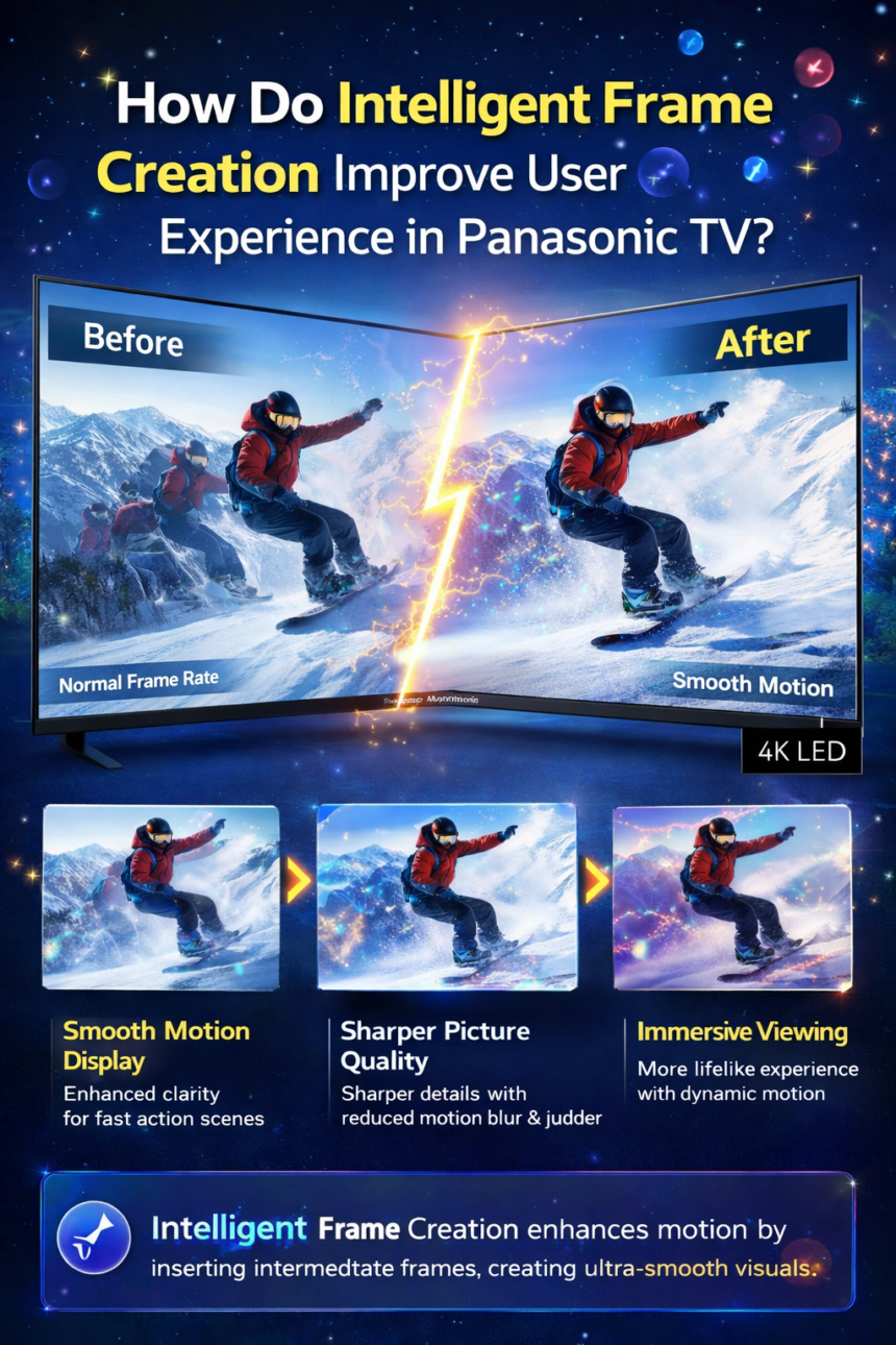 How Do Intelligent Frame Creation Improve User Experience in Panasonic TV