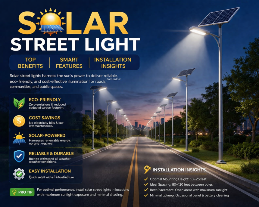Solar Street Light: Top Benefits and Installation Insights