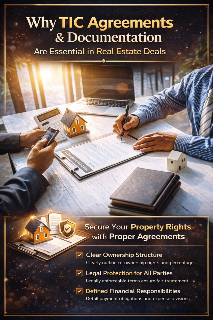 Why TIC Agreements & Documentation Are Essential in Real Estate Deals