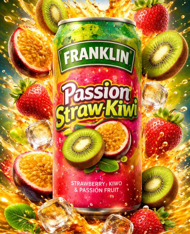 The Refreshing Taste of Franklin Passion Straw-Kiwi: A Review and Benefit