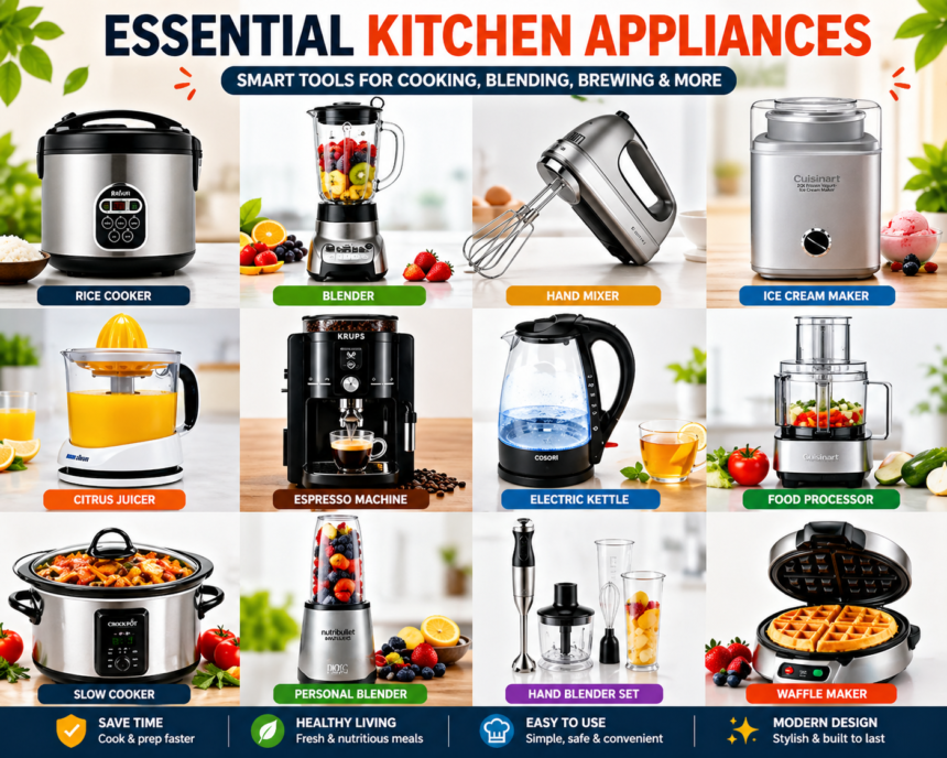 Best Kitchen Appliances for Small Homes in the USA
