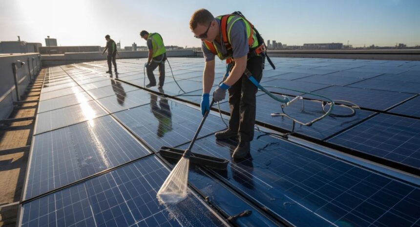 How Commercial Solar Panel Cleaning Boosts Performance and Extends Panel Life