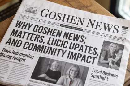 Why Goshen News Matters: Local Events, Public Updates, and Community Impact