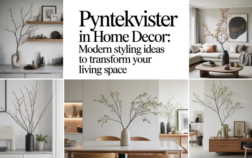 Pyntekvister in Home Decor: Modern Styling Ideas to Transform Your Living Space