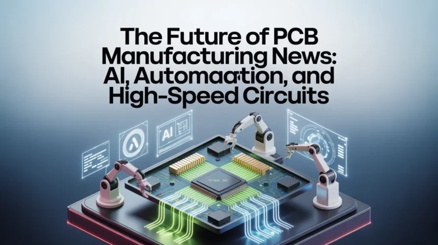 The Future of PCB Manufacturing News: AI, Automation, and High-Speed Circuits