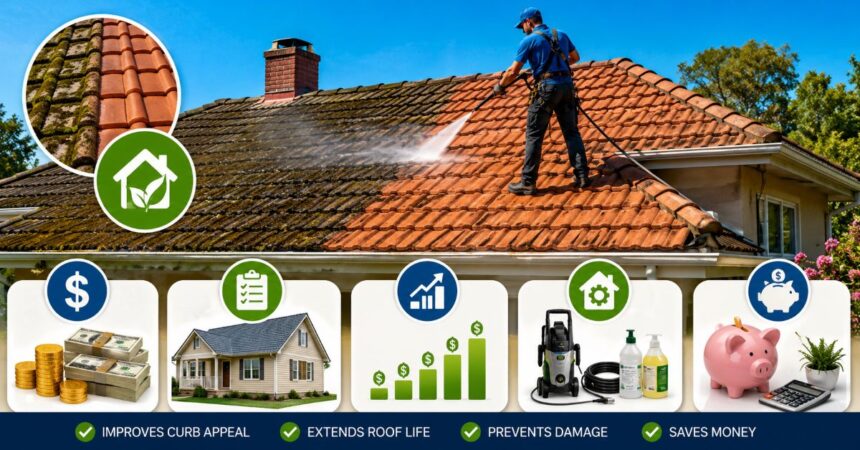 Roof Cleaning Cost Guide: Average Prices, Factors, and Money-Saving Tips