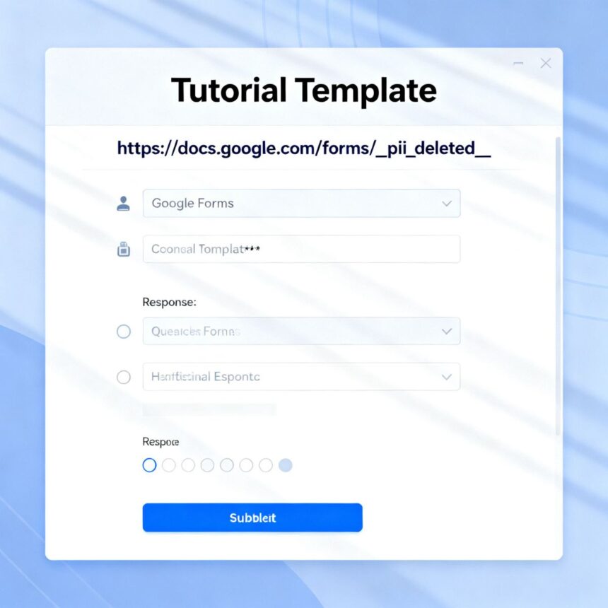 ttps //docs.google.com/forms/__pii_deleted__ Tutorial Template